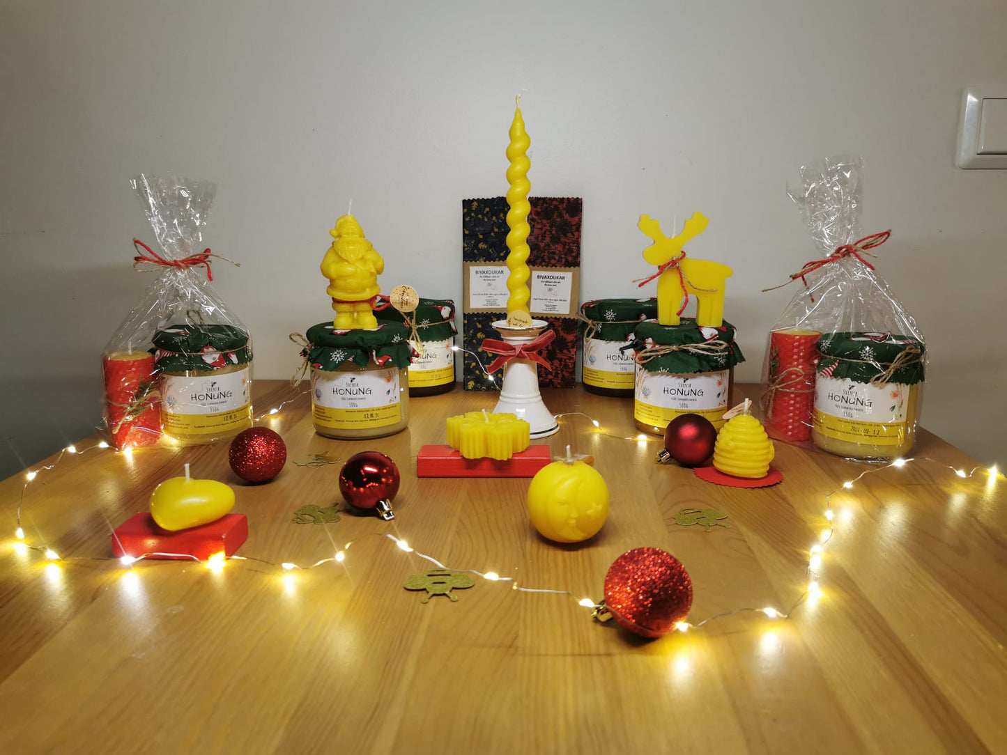Julklapp - honung lite och ljus