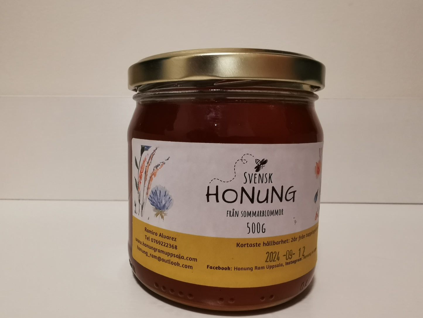 Skogs sensommarhonung i Uppland, 500gr.
