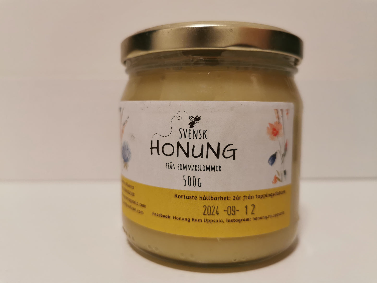 Råsta Gård's late summer honey in Uppsala, 500 gr